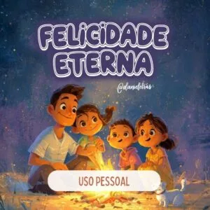 Caderno Felicidade Eterna Uso Pessoal infantil