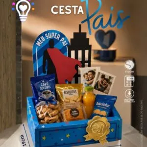 Arquivo de Corte Cesta de Café para o Dia dos Pais