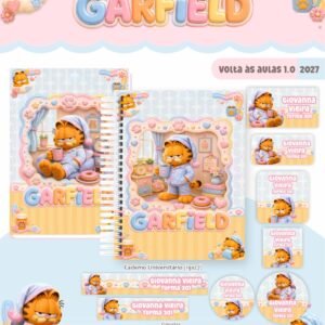 Combo Escolar Garfield - Volta às Aulas 2027