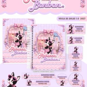 Combo Escolar Rebeca Bonbon 2D- Volta às Aulas 2027