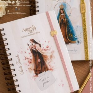 Mockup Arquivo Digital Agenda Liturgia Diária 2027 para Encadernação