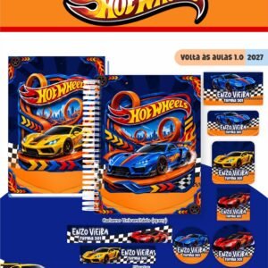 Agenda Escolar 2027 Hot Weels