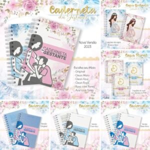 Cadernetas da Gestante - Original, Clean e Floral