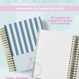 Combo Coleção Cadernos Fofos