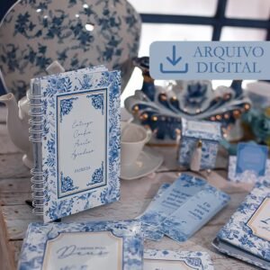 Combo Capas Miolos Decorados Arte Canecas Versículos Coleção Porcelana