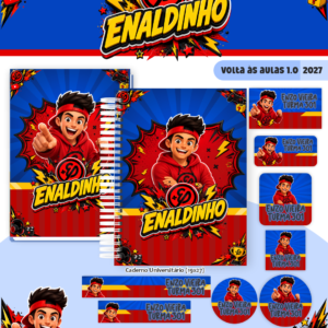 Combo Escolar Enaldinho - Volta às Aulas 2027
