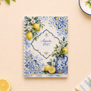 Coleção Cápsula - Limão Siciliano Agendas Caderno Bloquinho