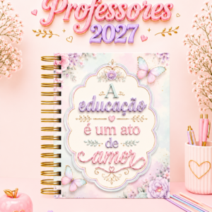 Pack Encadernação Borboletas Lettering 2027