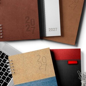Super Combo 11 Agendas 2027 e Permanente Masculina com 5 Modelos de Capa