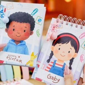 Combo Agendas Escolares e de Creche Permanente e Não Datada