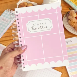 Caderno de Receitas + BRINDE (lista de compras) - EstudioG19