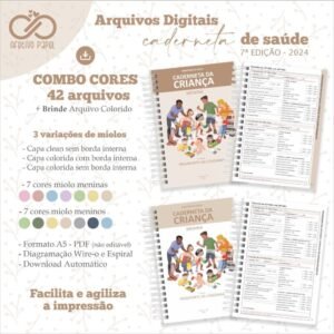 Combo Caderneta 7ª Edição - Clean 42 Cores