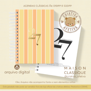 Agenda A6 – Maison Classique 2027