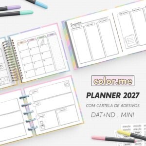 Planner Mini 2027 Color.me (Nilmara)