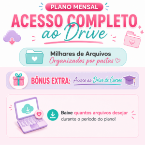 Plano Mensal Acesso ao Drive - Arquivos Digitais por 30 Dias