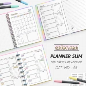 Planner Slim 2027 Color.me A5 (Nilmara)