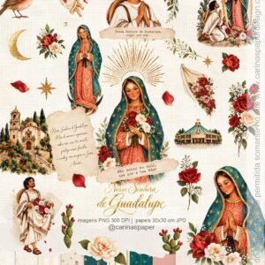 Nossa Senhora de Guadalupe - Kit Ilustrações 2