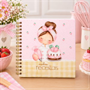 Caderno de Receitas Chef Fofa