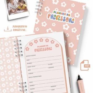 Arquivo Planner Professora Permanente: Kit Digital
