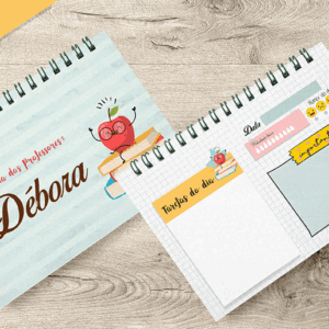 Mini Planner Dia dos Professores Miolo Digital (Bicho Papel)